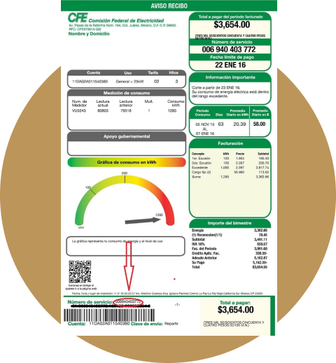 Comprobante de Domicilio
